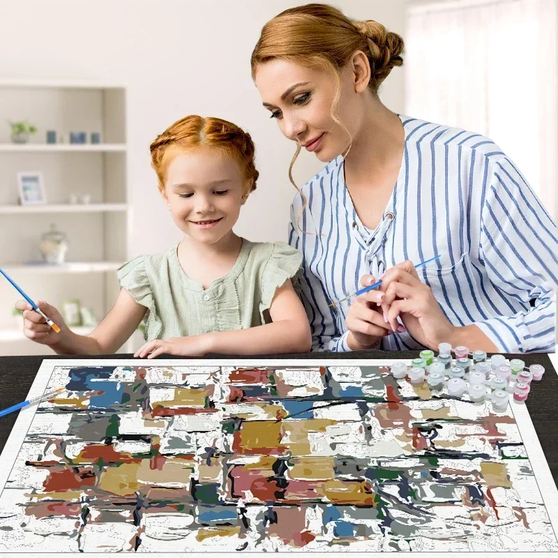 123119 Картинки по номерам 40*50 Наборы рамок Домашний декор Картина маслом Животные