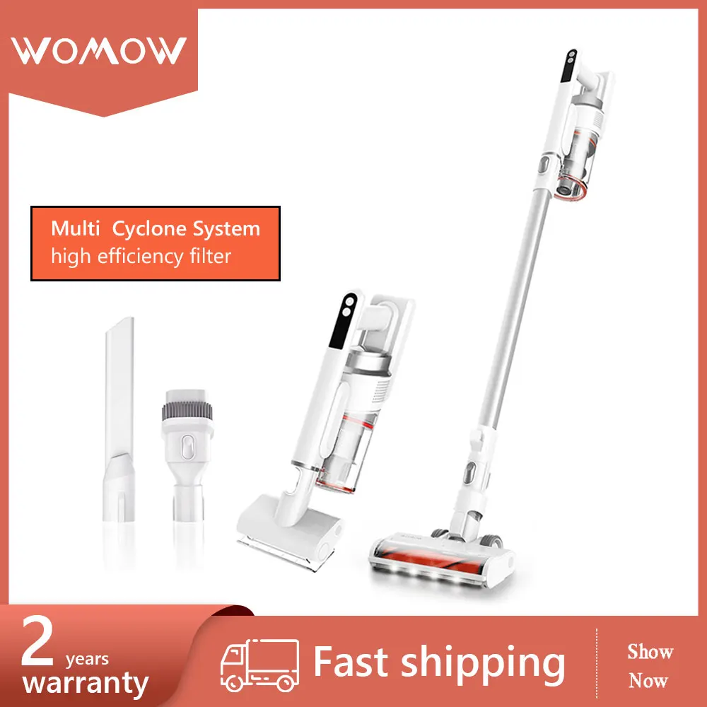 Пылесос Womow W5GPro Аккумуляторный с циклонным фильтром 23000 Па |