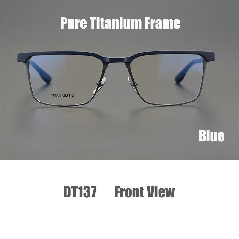 

Оправа для очков Мужская титановая в ретро-стиле от близорукости