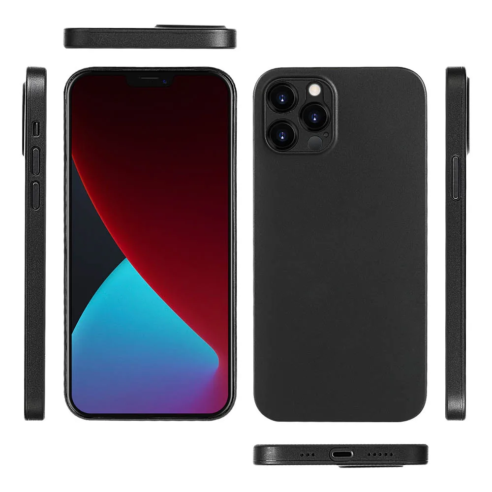 

For IPhone 11 7 8 XR Translucent Frosted Phone Case IPhone 11 12 Mini 13 Pro XS Max X 8 7 6s Plus Slim Lens Full Coverage