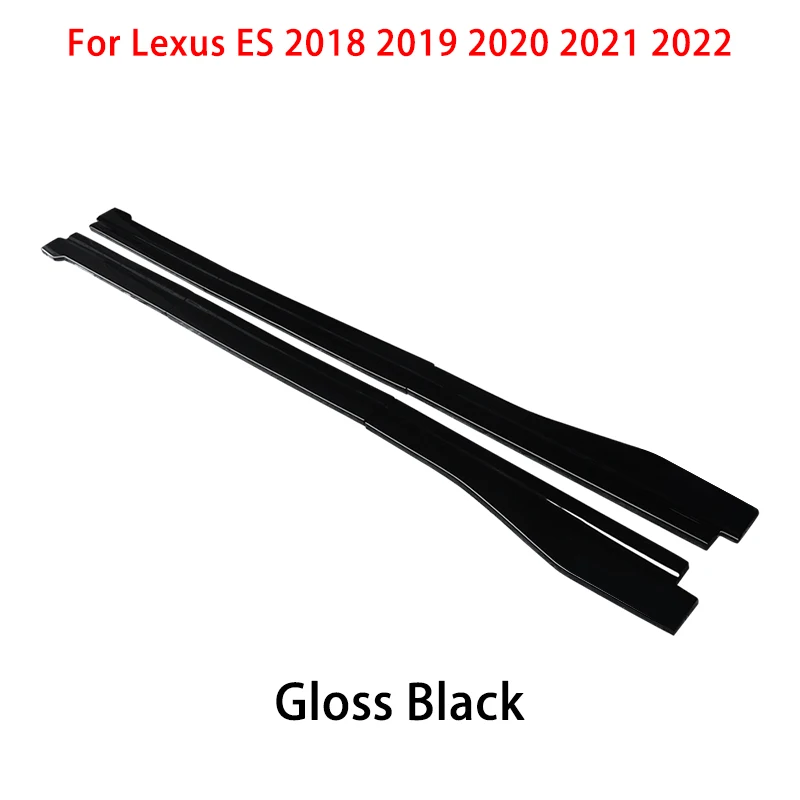 

Для Lexus ES 2018-2022 автомобильная боковая юбка, аксессуары, регулируемый бампер, вид из углеродного волокна, модный разъем, рокерная пластина, губа, ABS