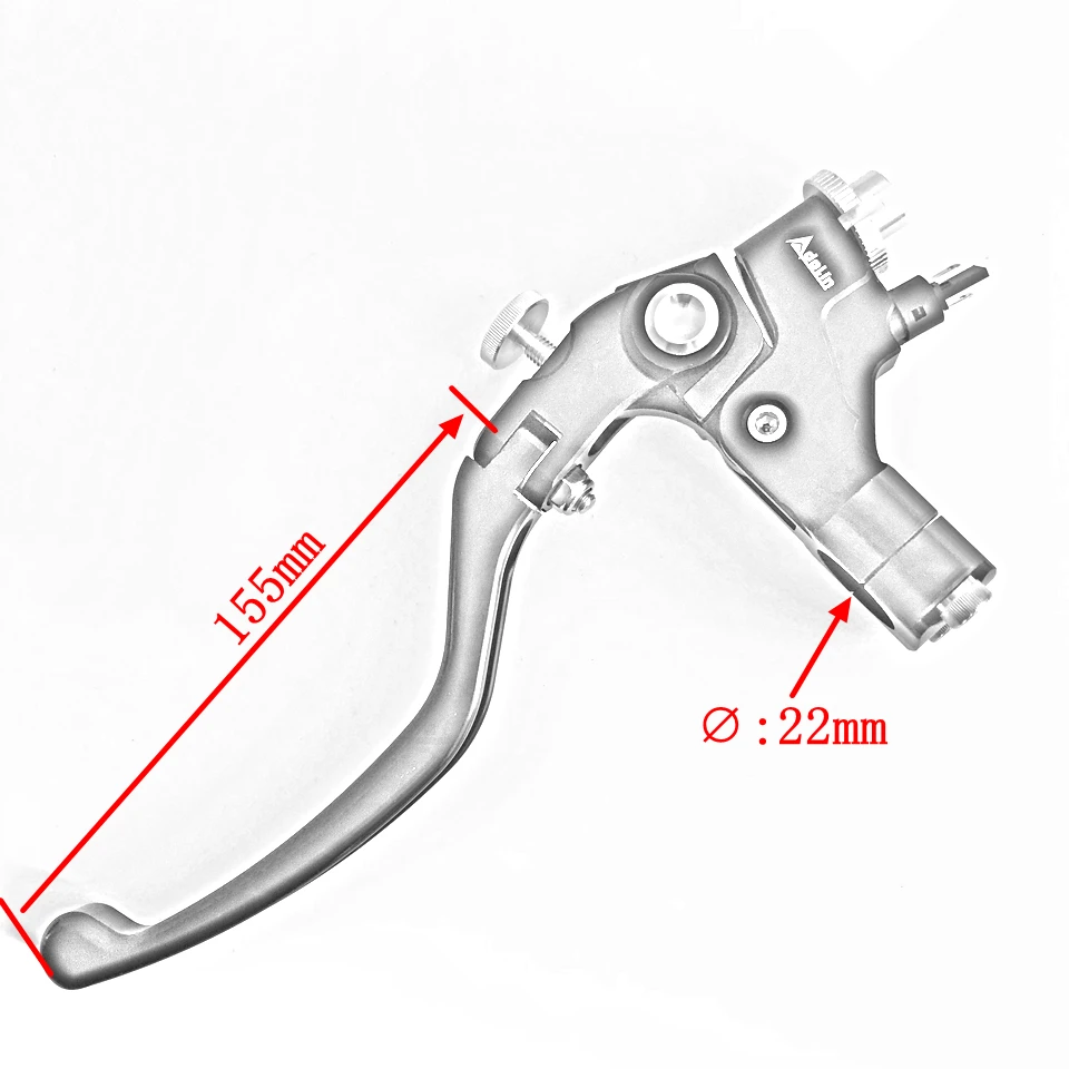 Adelin Motorcycle CNC 22mm universal motorcycle left Cable clutch levers For Honda Yamaha Kawasaki Suzuki images - 6