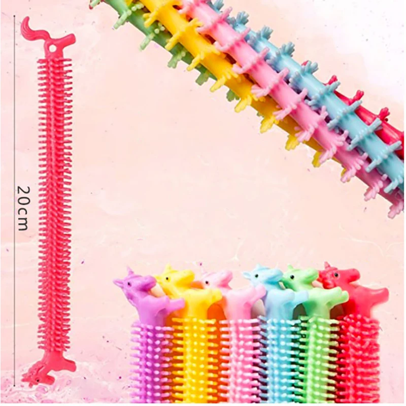 5 шт. Новый мультяшный Единорог Крофт браслет вентиляция снятие стресса лапша