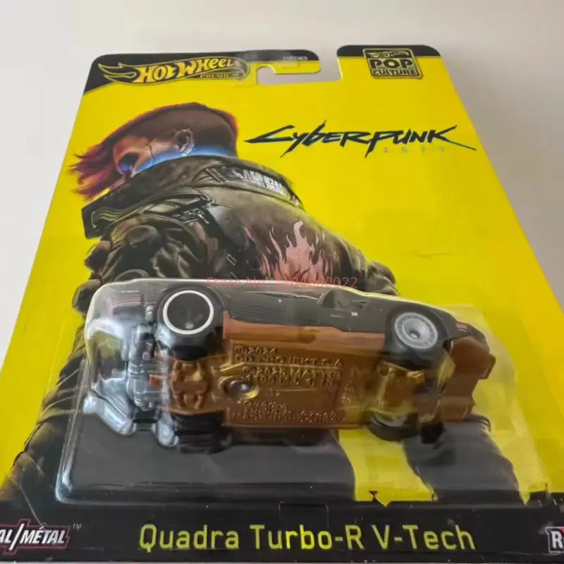 Коллекционная модель автомобиля Hot Wheels Premium 2025 Cyberpunk Quadra Turbo-R V-Tech HXD63 в стиле киберпанк, масштаб 1:64, литая под давлением (art.: 3920d88babff4) - 3920d88babff4