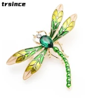 exquisite purple enamel dragonfly brooch men and women western assembly accessories brooches scarves buckle insect gift
