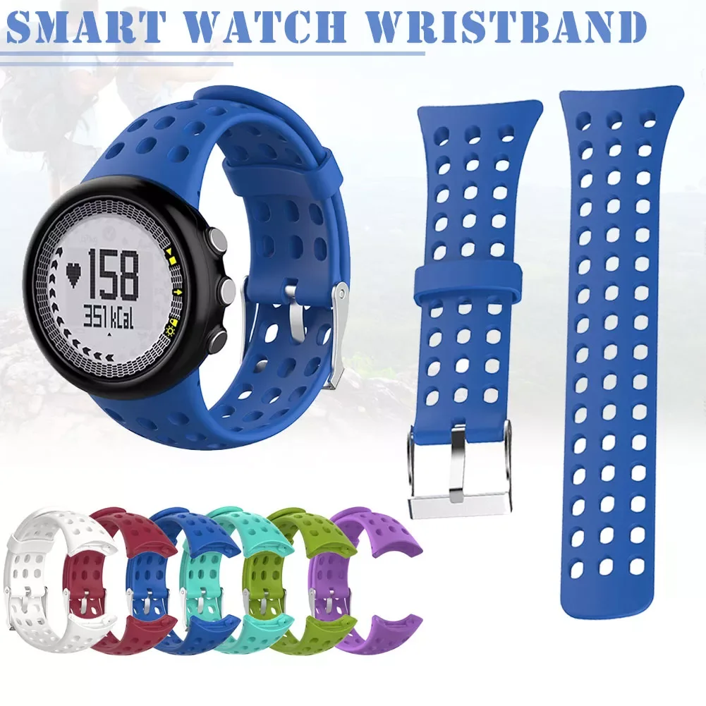 

NEW2023 1 Pcs Men Replacement Silicone Watch Band Strap SUUNTO M1 M2 M5 M Series New Arrival