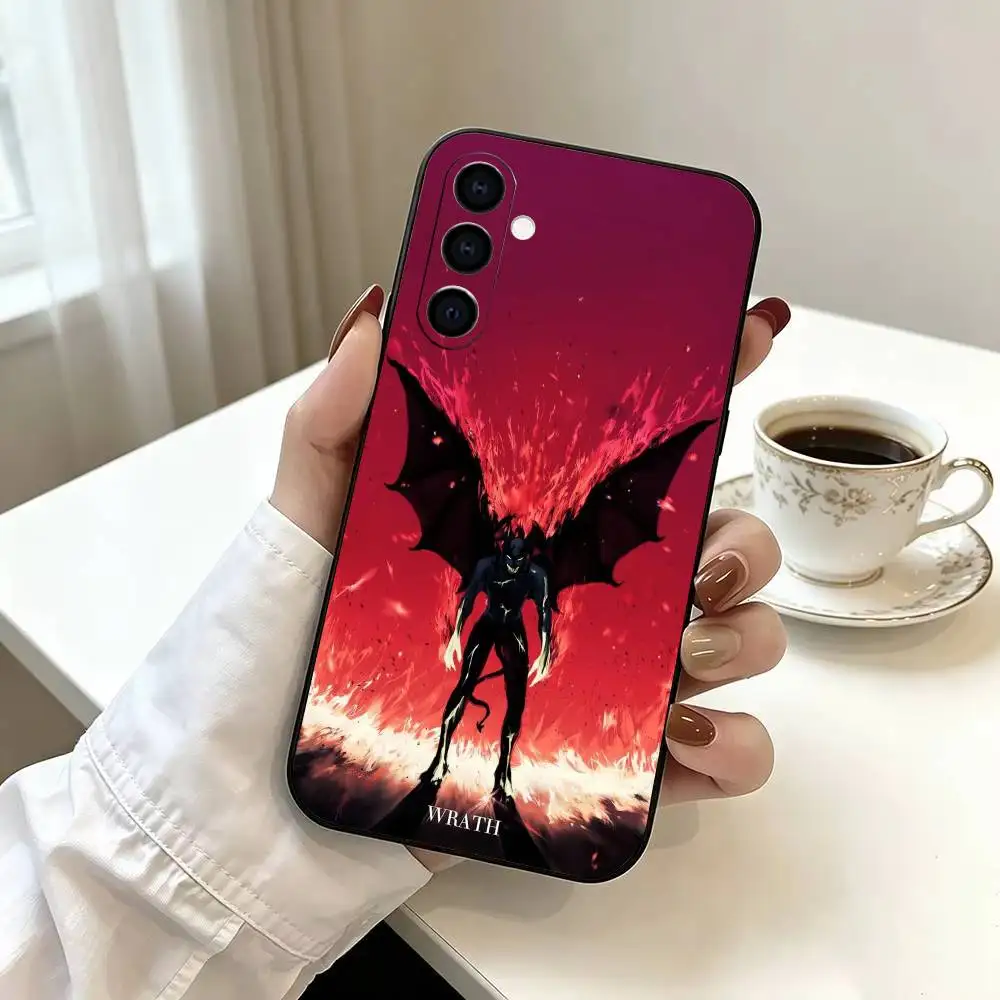 Фото Чехол для телефона Apocalyptic Tragedy Devilman Crybaby-s для Samsung Galaxy A73, A72, A70, A53, A52, A51, мягкий силиконовый черный чехол №3
