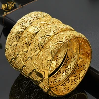 xuhuang african bangle for women 24k plated jewelry middle east luxury brand bracelet arabic indian jewelry bangle wedding gift