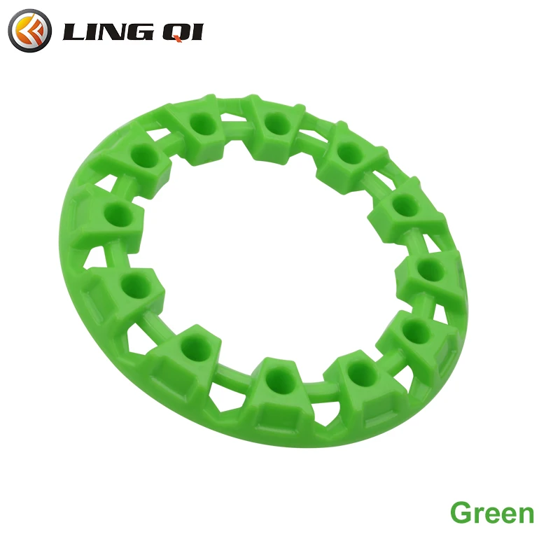 

LINGQI 8-дюймовая Защитная крышка ступицы колеса, декоративная крышка обода, подходит для вездеходов, вездеходов, пластиковая крышка для колесных колес, подходит для 8-дюймовых шин