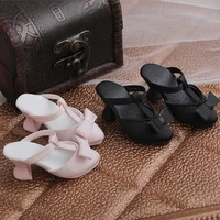 bjd doll shoes handmade pu leather shoes high heels sandals for 14 bjd msd shoes doll clothing accessories