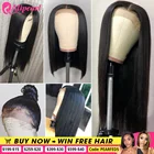 AliPearl парик из натуральных волос, прямые, с сеткой спереди, для женщин, 13x4 HD, al парик, бразильский прямой парик 4x4, Ali Pearl