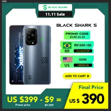 [World Premiere] Black Shark 5 In Stock Global Version 5G Cellphone 120W Fast Charge 144Hz Celular Magnetic Pop-up Triggers