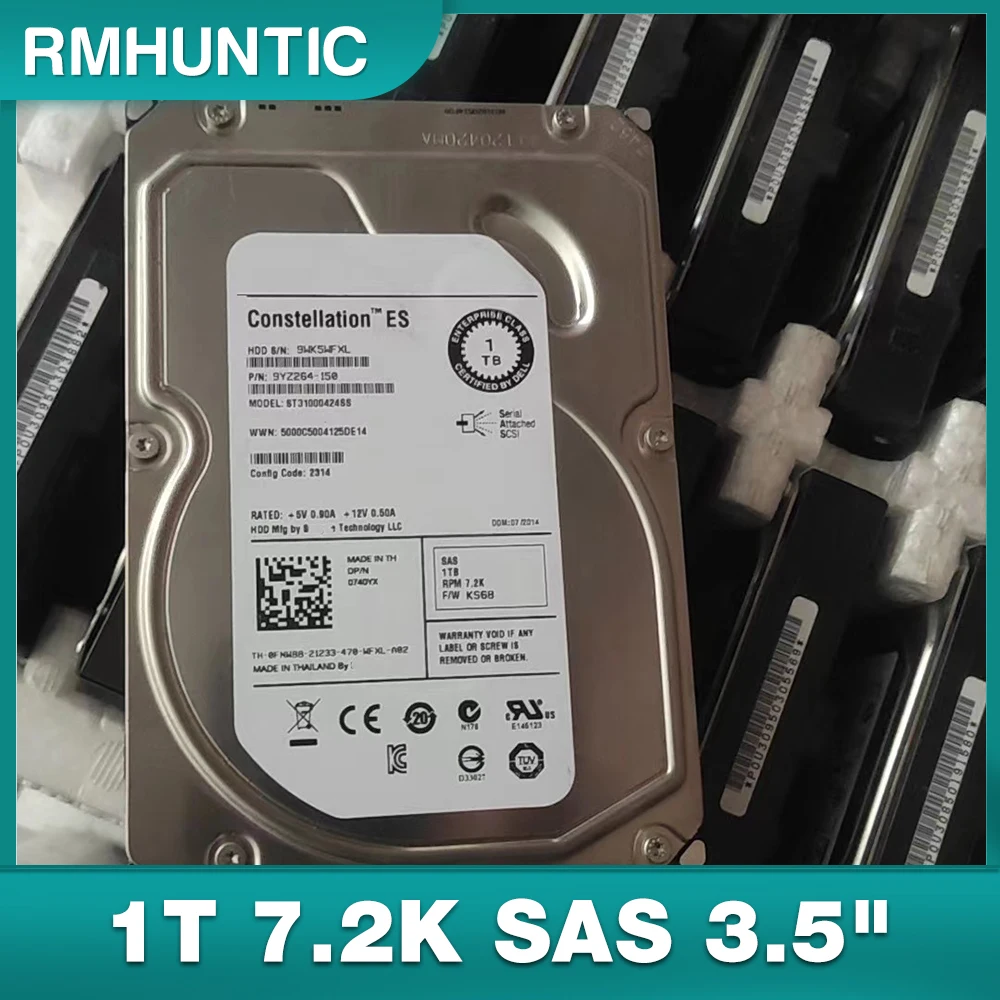 HDD For ST31000424SS For Server Hard Disk RPM 6Gbps 1T 7.2K SAS 3.5