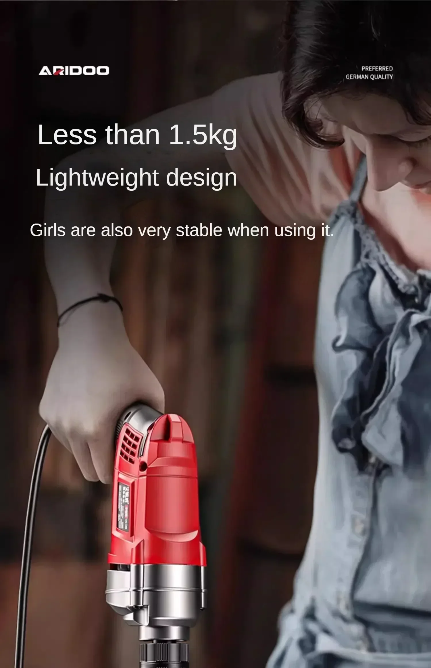 220V Small Electric Pistol Drill with Screwdriver and Hole Punch Function