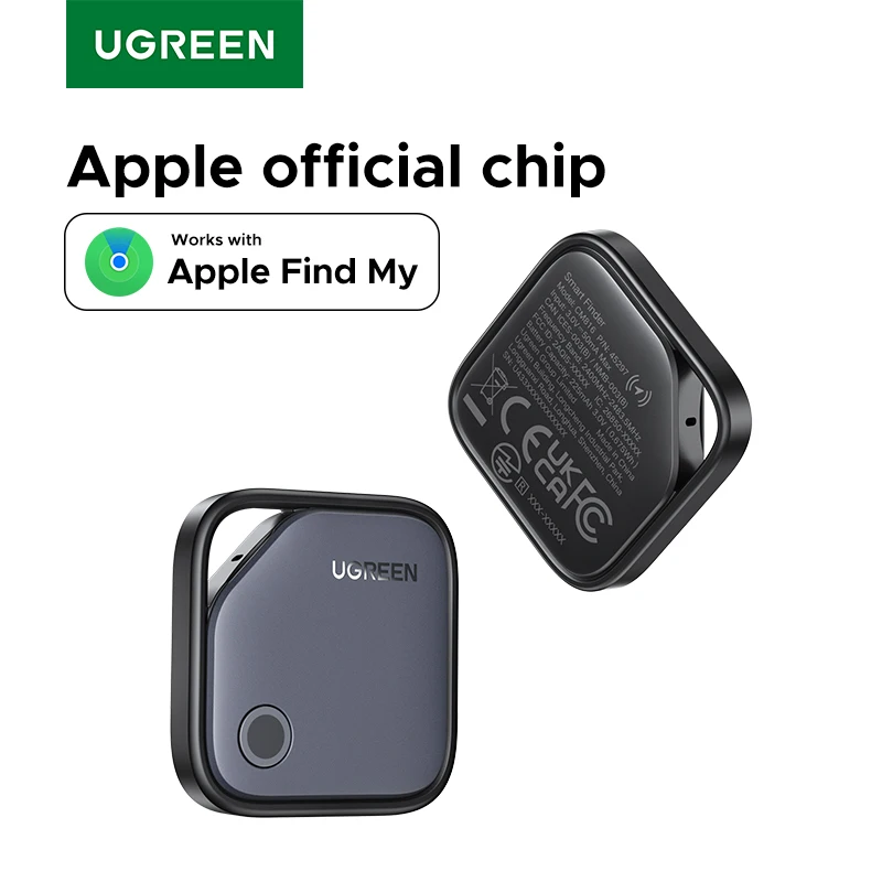 Фото UGREEN Smart Bluetooth-трекер, поиск ключей, локатор предметов SmartTag, аккумулятор для телефона на 1 год для Apple Find My (только IOS) №1
