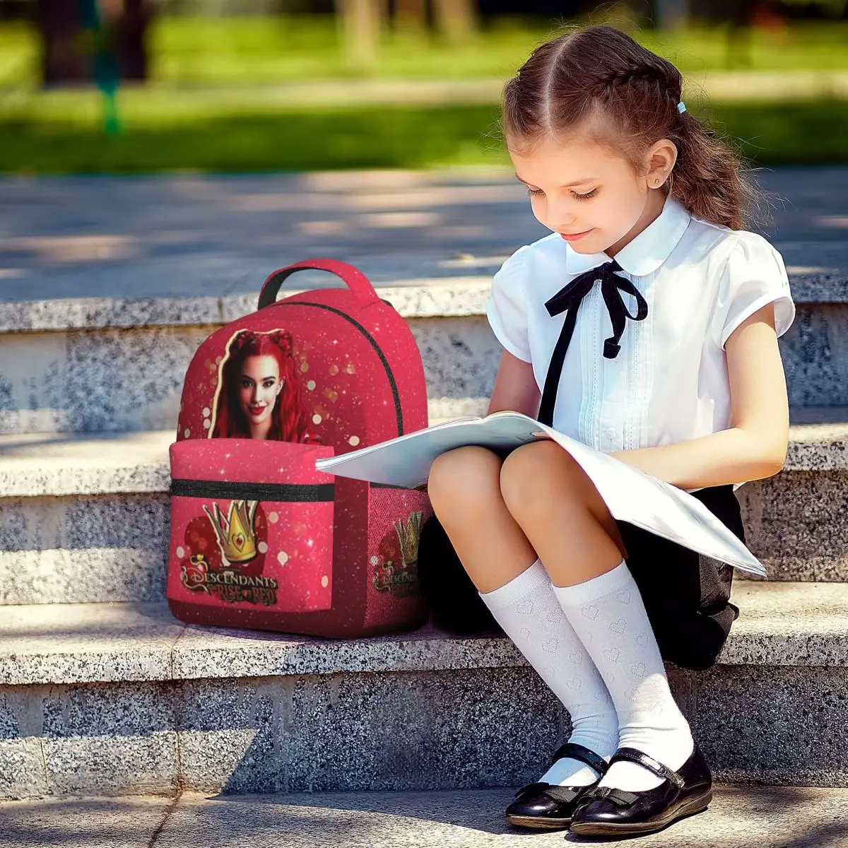 Descendants 4 The Rise Of Red - Kylie Cantrall для девочек и мальчиков студенческий рюкзак большой