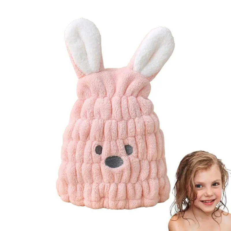 

Hair Drying Towel For Kids Children's Cartoon Absorbent Hair Wrap Super Absorbent Hair Drying Supplies For Home School Business