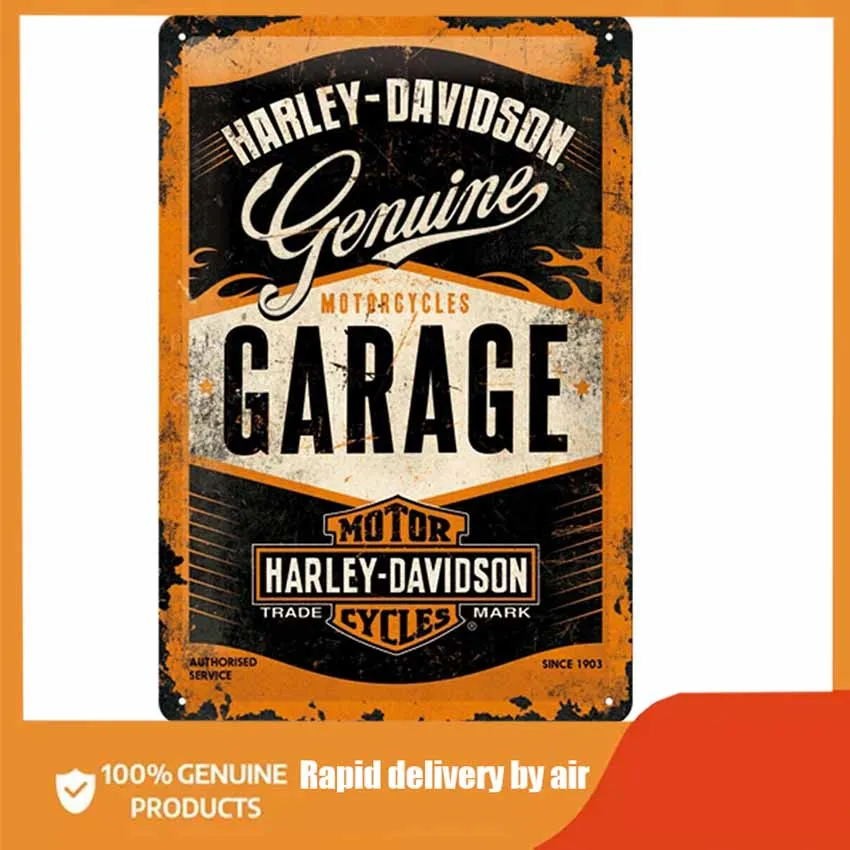 Жестяной плакат Harleys Davidson художественная картина на стену 30x20 30x40 см