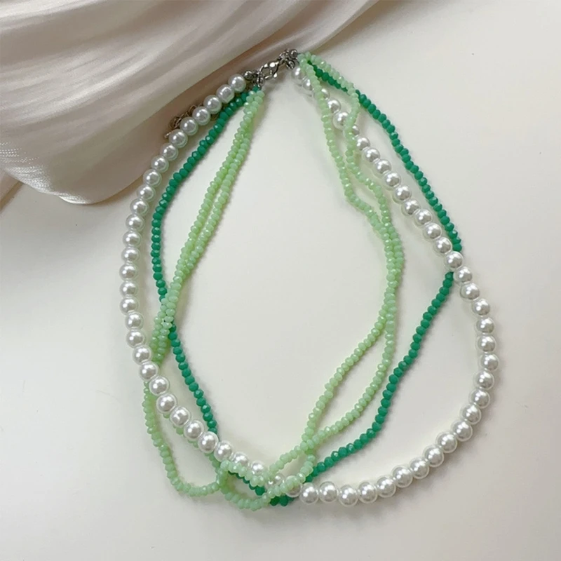 Модное колье-чокер из бисера многослойное богемное ожерелье-чокер ручной работы