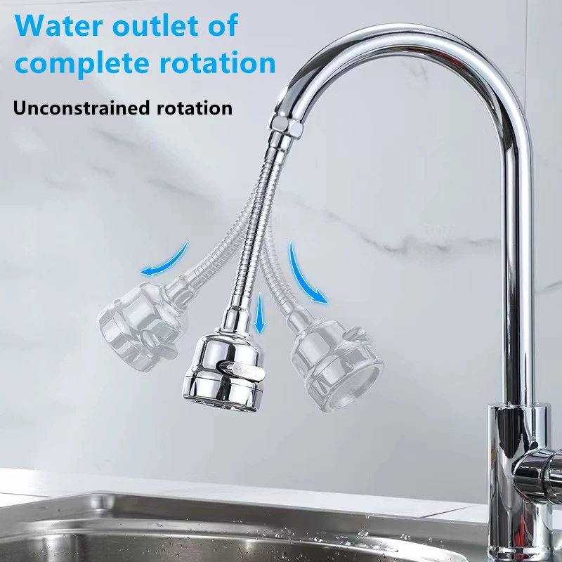 

Kitchen Faucet faucet extender 360°Universal Splash Filter Faucet Kitchen Tap Nozzle Flexible Faucets kitchen accessories