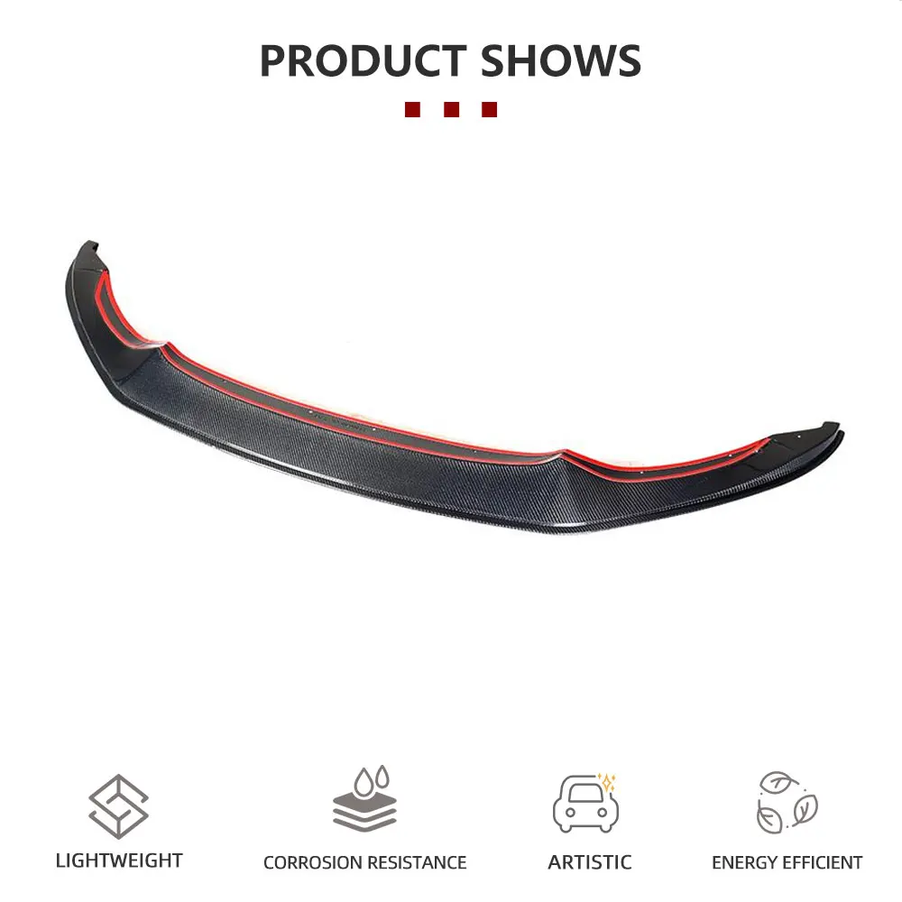 Передний бампер автомобиля из углеродного волокна разделители губ для BMW F80 M3 F82 F83