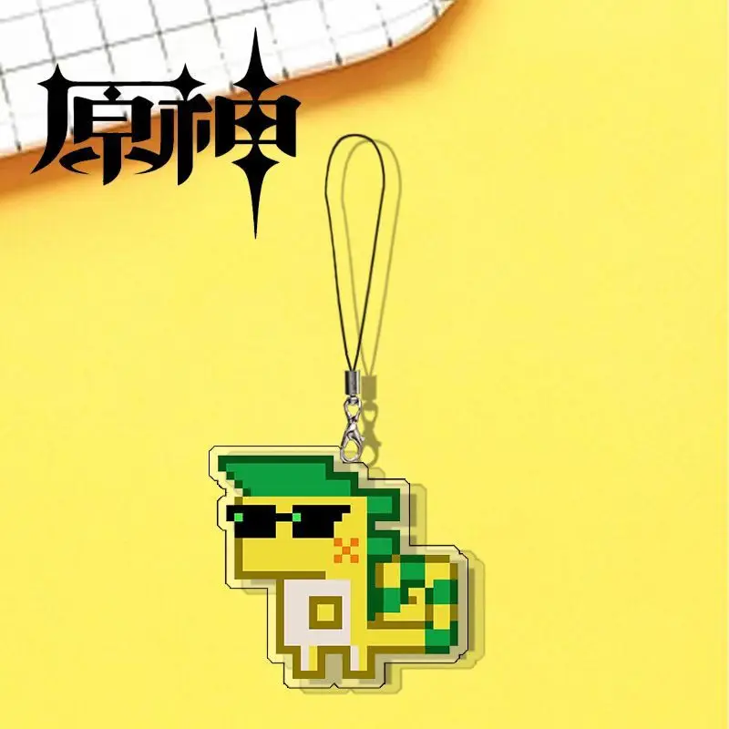 Брелок в стиле аниме Genshin Impact K'uhul Ajaw брелок для ключей ремешок фигурка