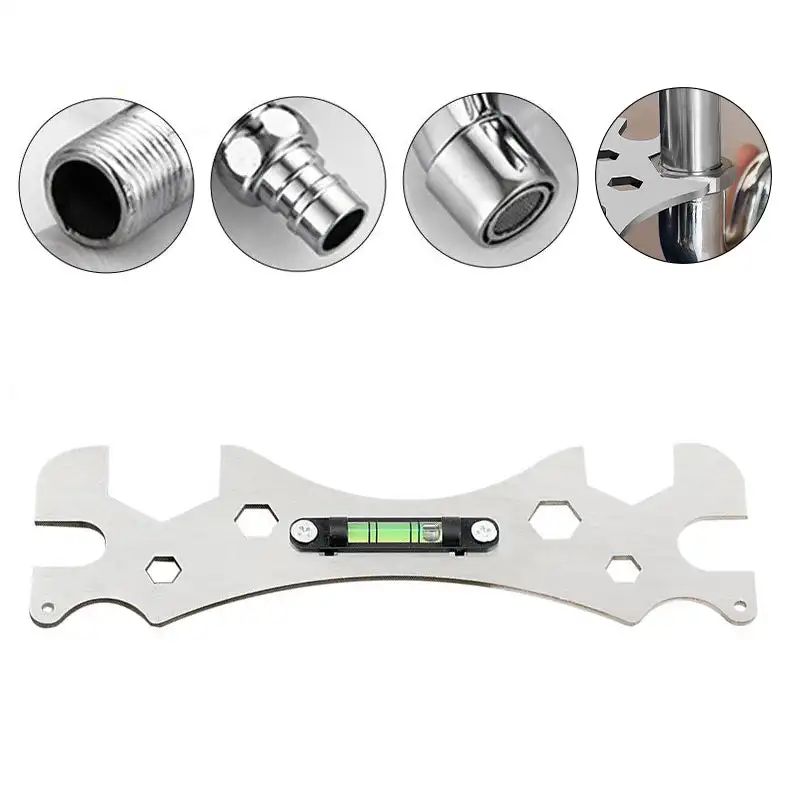 

Angle Wrench Special Tools Stainless Steel Multifunctional Adjustable Screw Key Anti-slip For Bathroom Kitchen Metal Woodworking