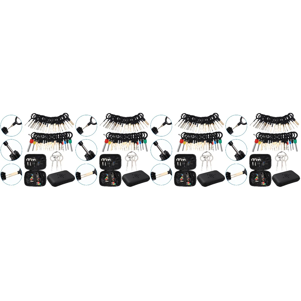 

304 Pcs Terminal Removal Tool Car Tools Watch Pin Kit Wire Set Connector Automotive Accessory Plastic Ejector