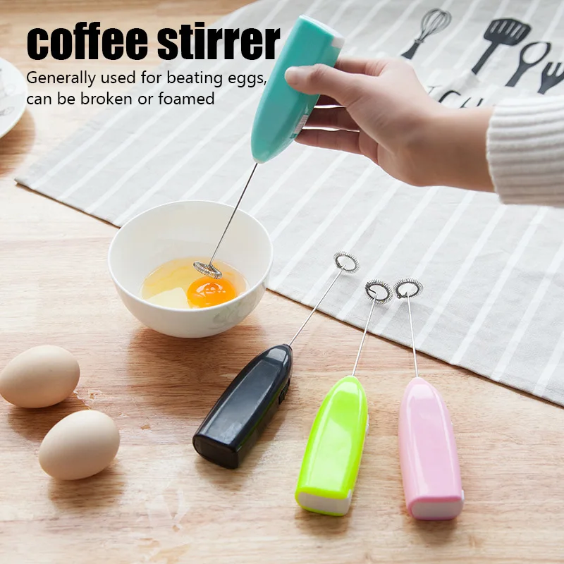 

Electric Coffee Blender Milk Frother Handheld Egg Beater Beater Electric Stirrer Mini Kitchen Gadgets Coffee Mixer Kitchen Tools