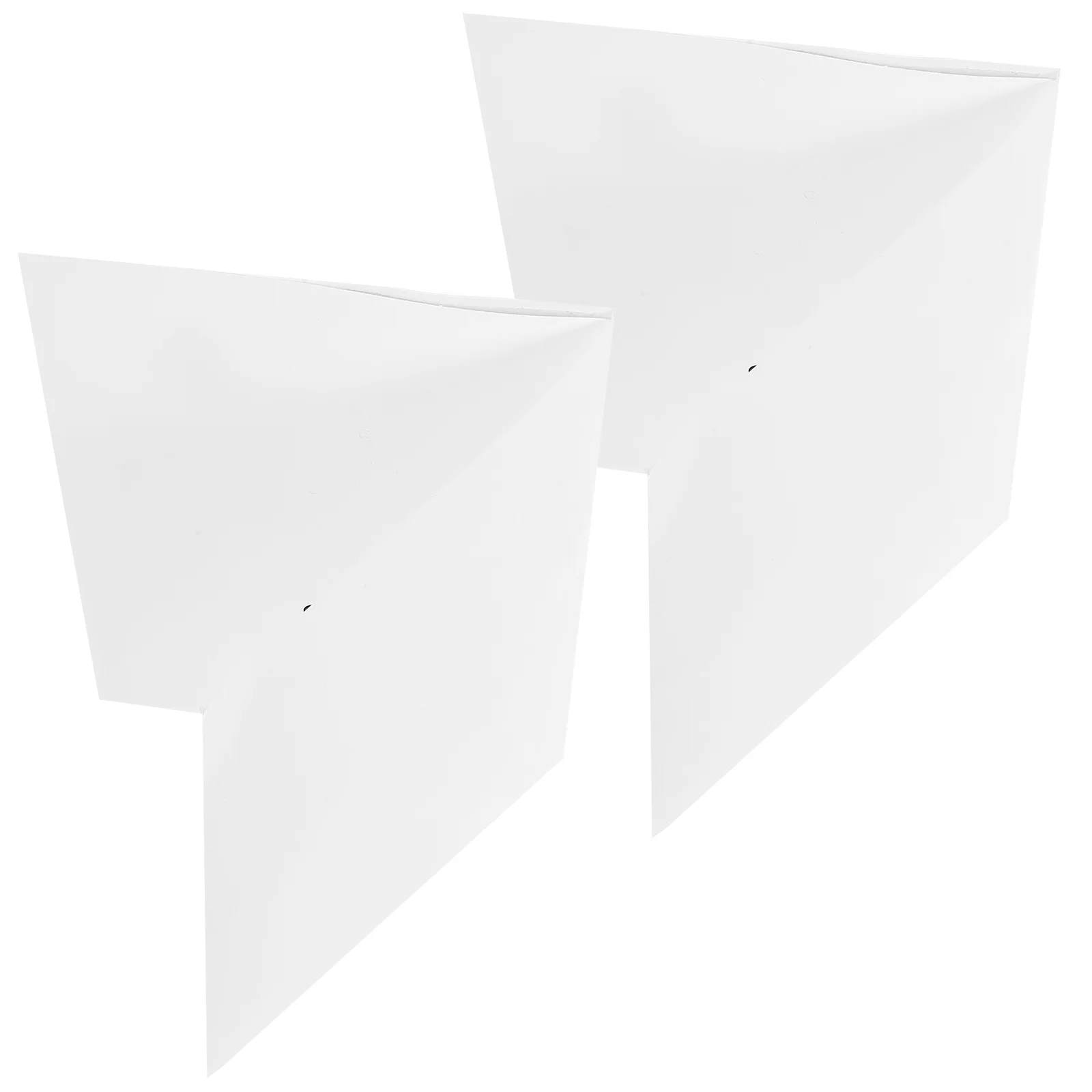 

2 Pcs Recording Greeting Cards Giftcard Graffiti Supplies Hand Writing Paper Party Blank Blessing