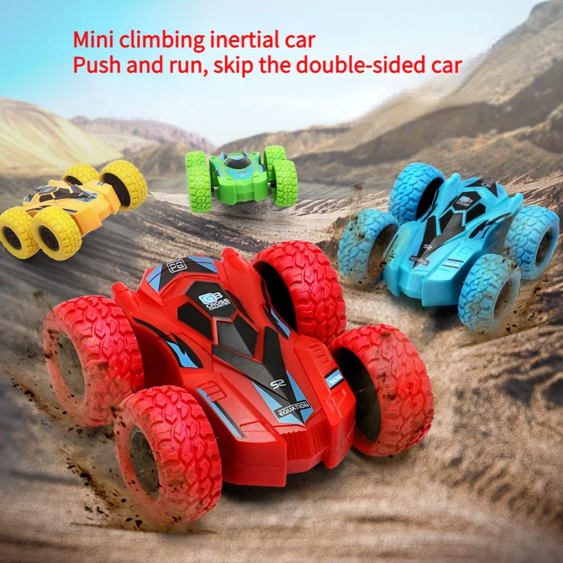 

Stunt Dump Truck Double Sided Friction Car Resistant Falling Inertial Four-wheel Drive Off Road Climbling 4WD Toy for Kids Gift