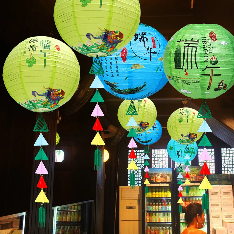 

Праздничные украшения из лодки-дракона, подвеска с лодкой-драконом, праздничный план мероприятия, бумажный фонарь на потолок для детского с...