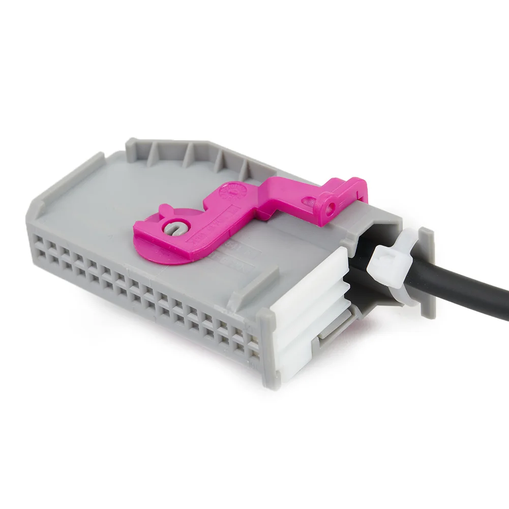 

12V 32 Pin Plastic Bluetooth Adapter Aux Cable For A3 A4 A6 A8 TT R8 RNS-E Audio Music Input Aux Cable Adapter