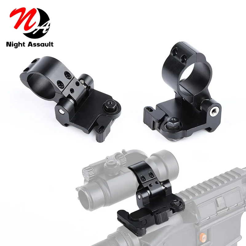 

Airsoft Sight base Flip to Side QD Mount Red Dot Fit Picatinny Rail Magnifier Scope Aimpo Mount Hunting Rifle Accessroies