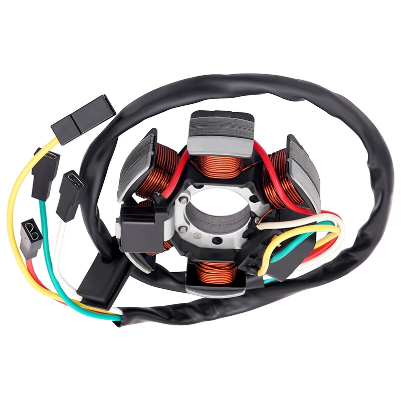 Фото Статор генератора для мотоциклов Yamaha DT50 R European TZR50 5WX-H1410-00-00 5WX-H1400-01-00, для Aprilia RS50 RX50 MX50 №5