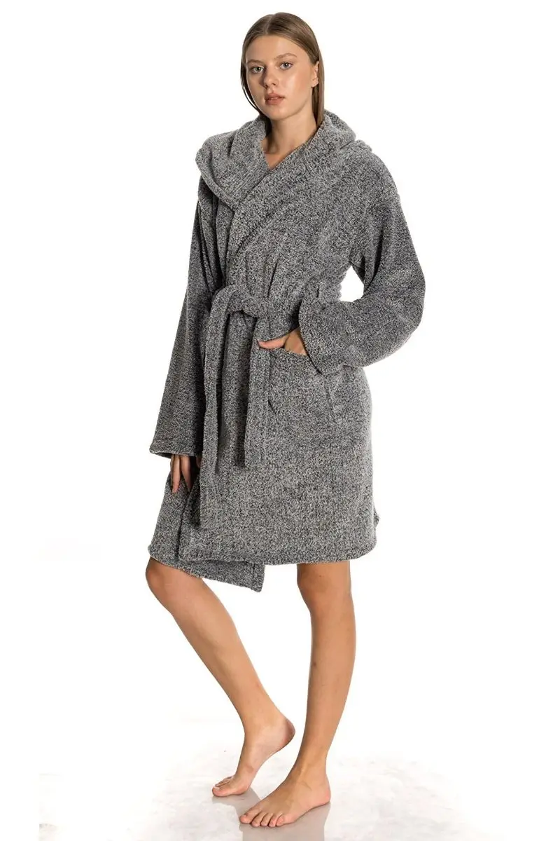

Extra soft hooded Dressing Gown | Mealy 2022 Fashion women's Luxury Dressing Gown