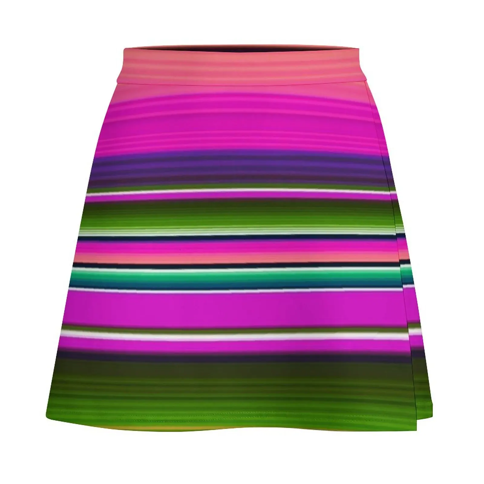 Мексиканское одеяло в полоску Fiesta Serape розовая мини-юбка шорты юбки для женщин