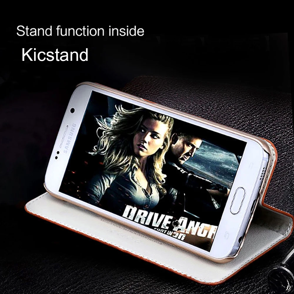 LANGSIDI Genuine leather Flip Case for Samsung galaxy s23 s22 S21 S20 ultra flip cover S10 A52 A72 Magnetic luxury Leather coque