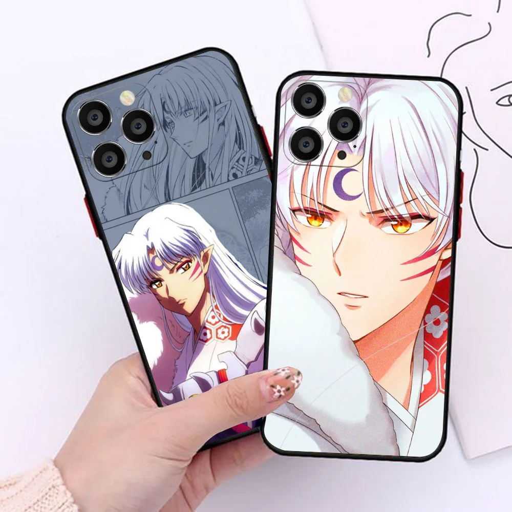 Силиконовый чехол для iPhone X XS 5 5S 6 6S SE 14 15 16 Pro Max Plus MR-34 Inuyasha