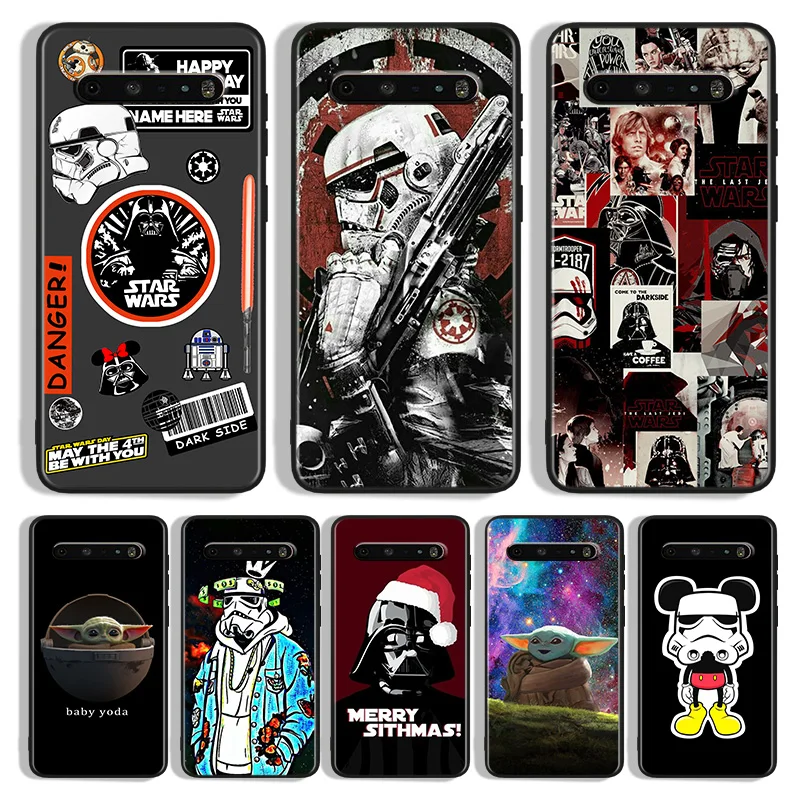 

Star Wars baby yoda Mickey Phone Case For LG K 92 71 51S 42 30 22 20 50S 40S Q60 V 60 50S 40 35 30 G8X G8S ThinQ Black Cover