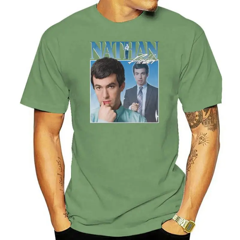 

Nathan Fielder 90s Vintage Unisex Black Tshirt men t shirt