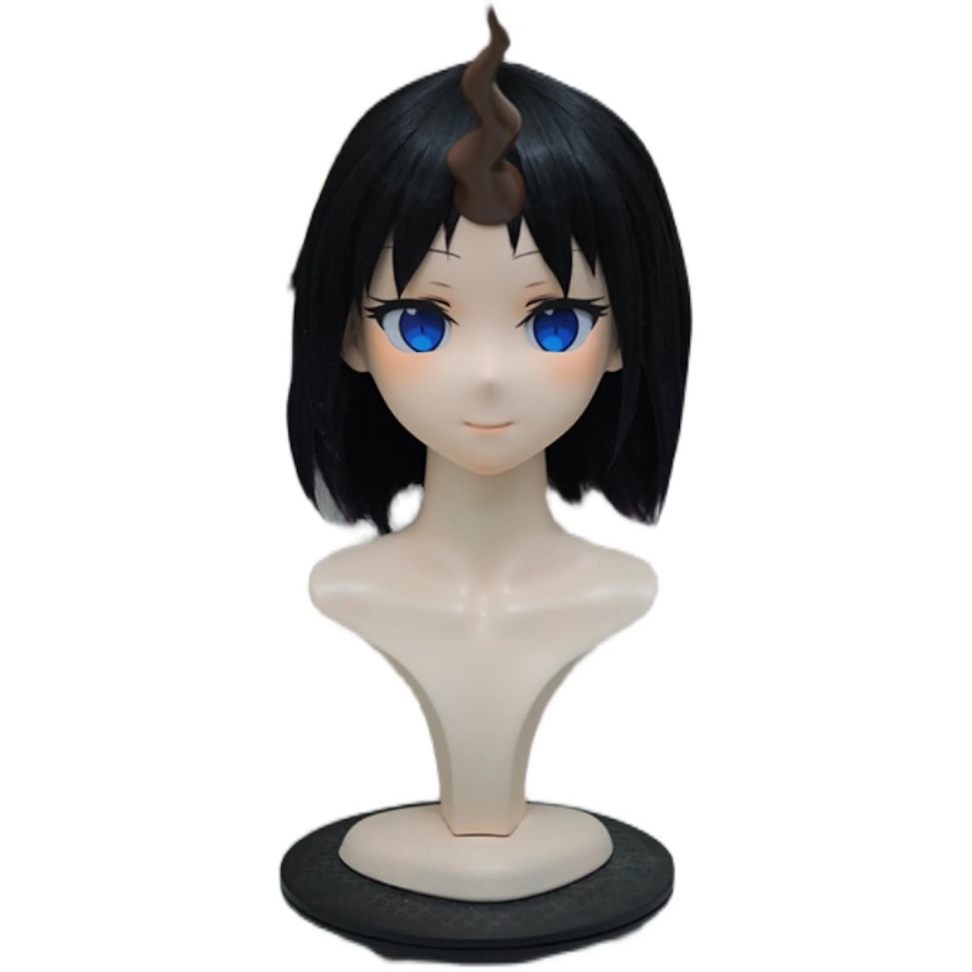 

(NFD-1505) Customize Character Female/Girl Resin Kig Half Head With Lock Anime Cosplay Japanese Animego Kigurumi Mask