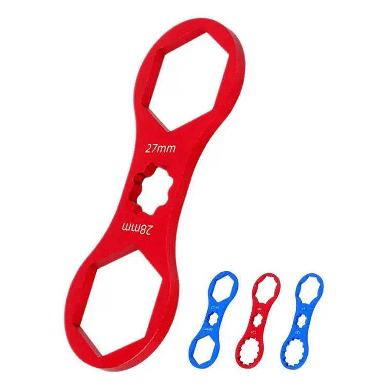 

Bicycle front fork shoulder cover removal and installation tool Air pressure front fork assembly shoulder cover wrench