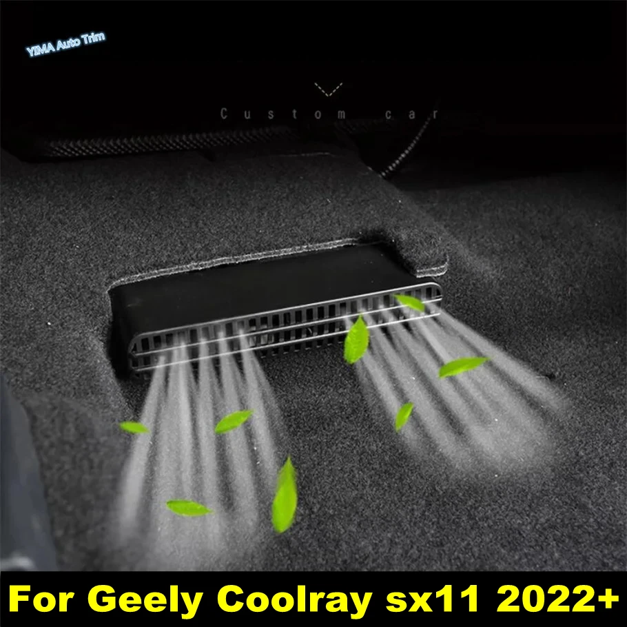 

Нижнее сиденье автомобиля, вентиляционный канал, антиблокировочная крышка для Geely Coolray sx11 2022-2024, пластиковые аксессуары для интерьера