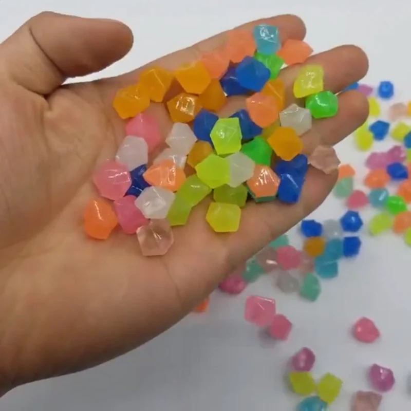 

300Pcs Garden Decor Luminous Stones Glow In Dark Decorative Pebbles Pebble Rocks Outdoor Fish Tank Aquarium Decorations