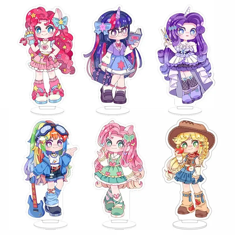 10 см аниме My Little Pony акриловая подставка мультфильм милый студент креативный