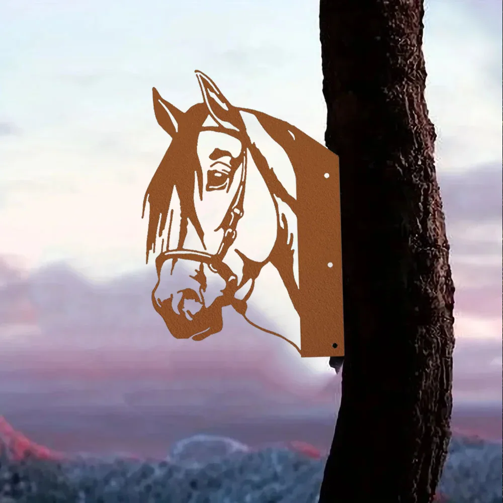Уникальный декор из железного силуэта лошади 1 шт. — отличительный вариант для