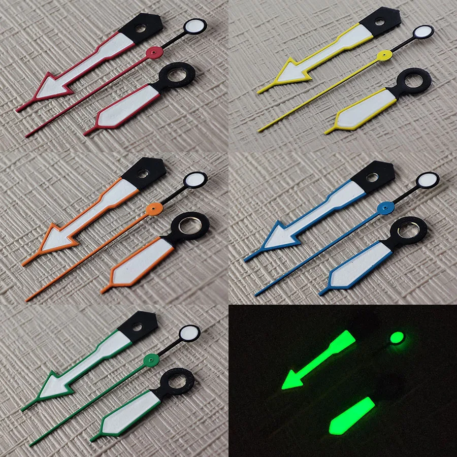 Аксессуары для наручных часов NH35 с цветными краями красные зеленые желтые синие