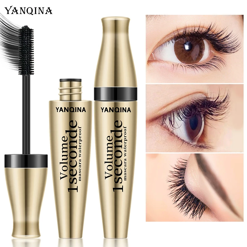 

YANQINA Big Belly Waterproof Mascara - Lengthening Makeup Korean Make Up Envío Gratis and Curling Cosmetic Makeups Makeup