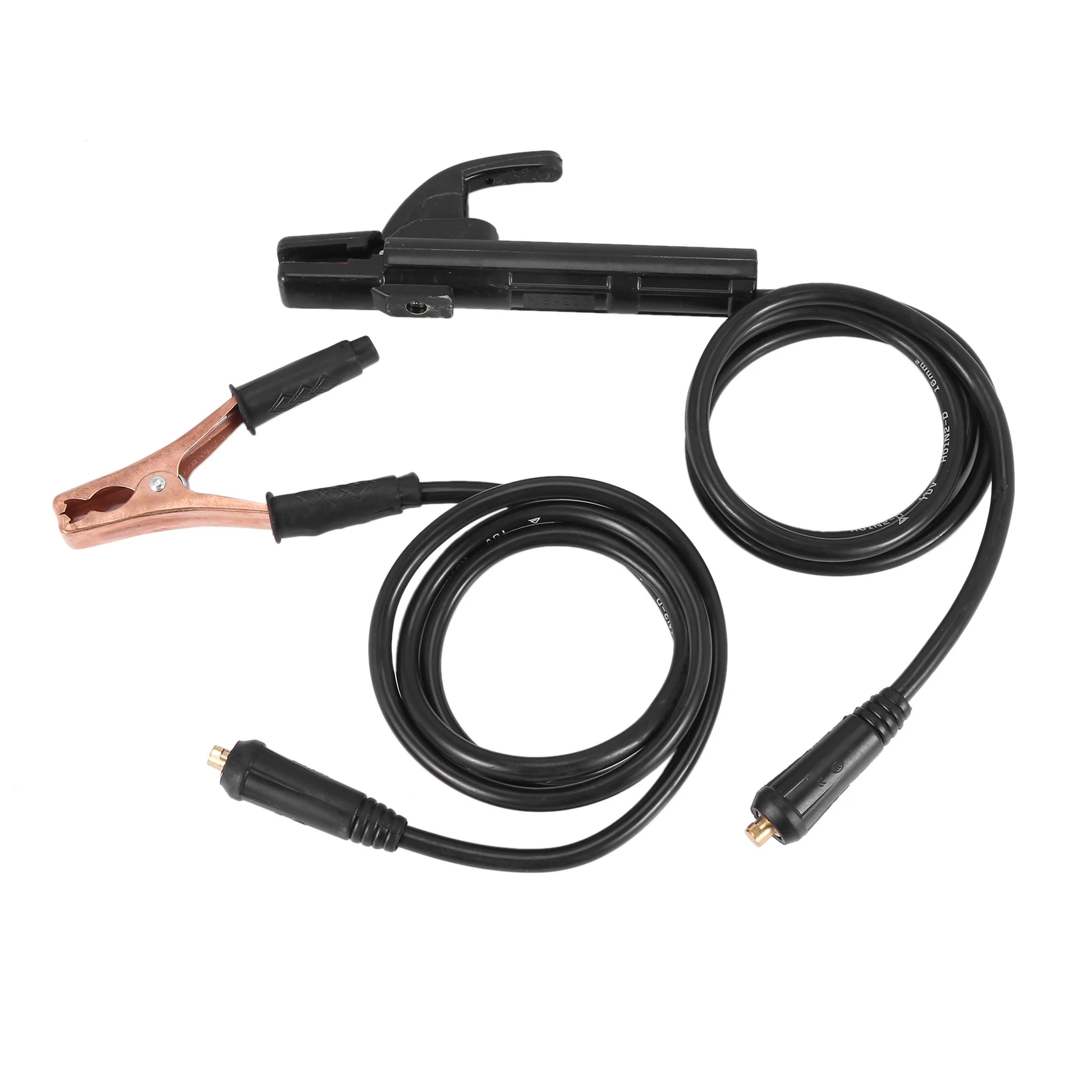 

2 Pcs 300A 1.5M Electrode Holder Stick Welders /Ground Clamp Set Welding Rod Stinger Clamping Tool 300 Amp Solder Leads Kit